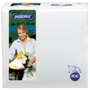 Paloma White Napkins 30x30cm - Pk100