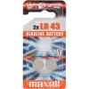 Maxell Alkaline Battery Lr43 2 Pack