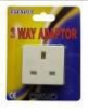 Status 3 Way Fused Adaptor 13amp blister