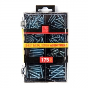 175pcs Steel Screw Assortment