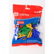 50pk Plastic Nose Pegs