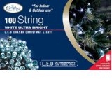 100 White Chaser Lights (77320)