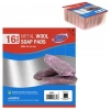 Comfy Clean 16pack Metal Wool Soap Pads 5.5x6cm