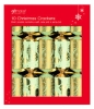 Giftmaker 10 Christmas Crackers Gold (10x14