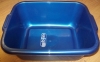 Bline Rectangular Bowl Quartz Blue