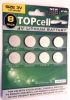 Topcell Size 3v Lithium Battery 8 Pack