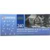 240 White Snowing Icicle Lights With Ultra Bright