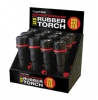 Rubber Torch Three Led Lloytron Red