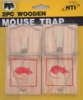 2pc Wooden Mouse Trap