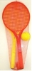 2 Player Plastic Tennis Set & Foam Ball
