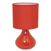 Lloytron Tear Ceramic Table Lamp Red