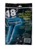 18 PACK TWIN BLADE DISPOSABLE RAZORS MEN