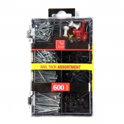 600pc Nail Tack Assortment