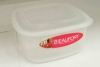 2.5L SQUARE FOOD CONTAINER CLEAR