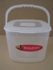 6L STORAGE BOX WITH HANDLE CLEAR