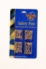 SAFETY PINS ASSORTED SIZE SILVER