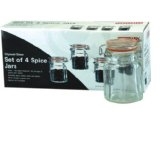 Set Of 4 Spice Jars