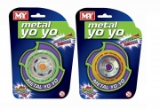 Metal Yoyo On Double Blister Card - 