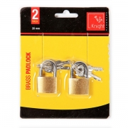 Brass Padlock 2pk