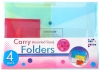 4pk Carry Folders (A4, A5 , A6 Dl)