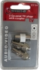 2co-Axial Tv Plugs With Coupler