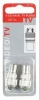 Co-Axial Tv Plugs Pk2