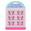 6 X Platic Tiara Hair Combs