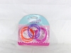 6 X Coloured Plastic Bracelets