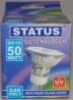 Status 2pk 50w Gu10 Halogen Bulb 285 Lumen