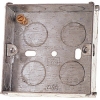 1 Gang Metal Dry Lining Box - Status - 1 Pk - In P