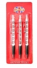 London Views Clip Set Of 3 Pen Wavy Set 0