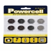 Powercell 8pk Asstd Lithium Battery