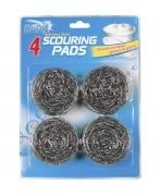 S/Steel Scouring Pads 4pk