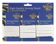Set Of 3 Sewing Elastic