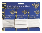 Set Of 3 Sewing Elastic