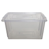 Whitefurze Large Storage Box With Lid 50L