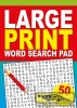 Large Print Word Search Pad