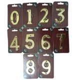 Best - 75mm Numeral Lacquered Brass