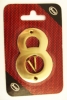 Best - 75mm Numeral Lacquered Brass