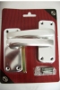 Best - Door Latch Set Aluminium 100mm