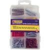 100pcs Anchors & Tapping Screws