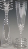 Essential Plastic Champagne Flutes 14cl Pk8