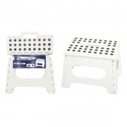 Folding Stool White 29x22x27