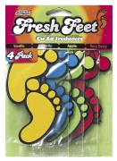 Air Frechener 4pk Fresh Feet