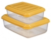 2 Pc Food Container:rectangular
