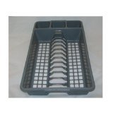 Compact Dish Drainer Silver