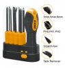 9pcs Interchangeable Screwdriver