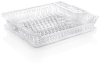 Clear Dish Drainer With Tray