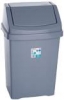 Casa 50l Swing Bin Silver