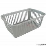 37cm Handy Basket Silver